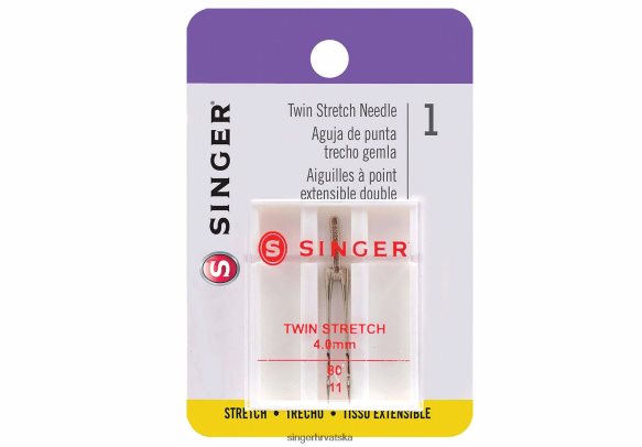 Twin stretch igle od 4 mm, veličina 80/11 D0ZNHB92 SINGER pribor
