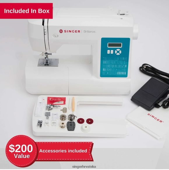 6180 brilliance plus šivaći stroj D0ZNHB57 SINGER strojevi